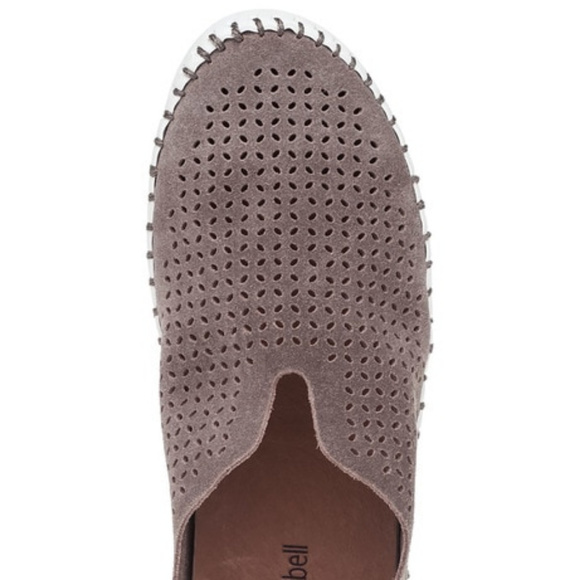 JEFFREY CAMPBELL Perforated Suede Slip On Shoes - Picture 3 of 8